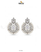 Bella Round Bold Stone Earrings