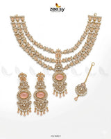 Bella Triple Layer Necklace Set Necklace Sets - Zeesy Jewellery Pakistan | Premium Artificial & Imitation Jewellery