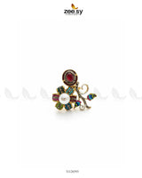 Bella Baroque Cluster Pave Ring