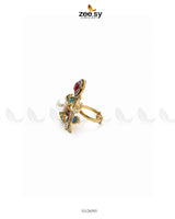 Bella Baroque Cluster Pave Ring