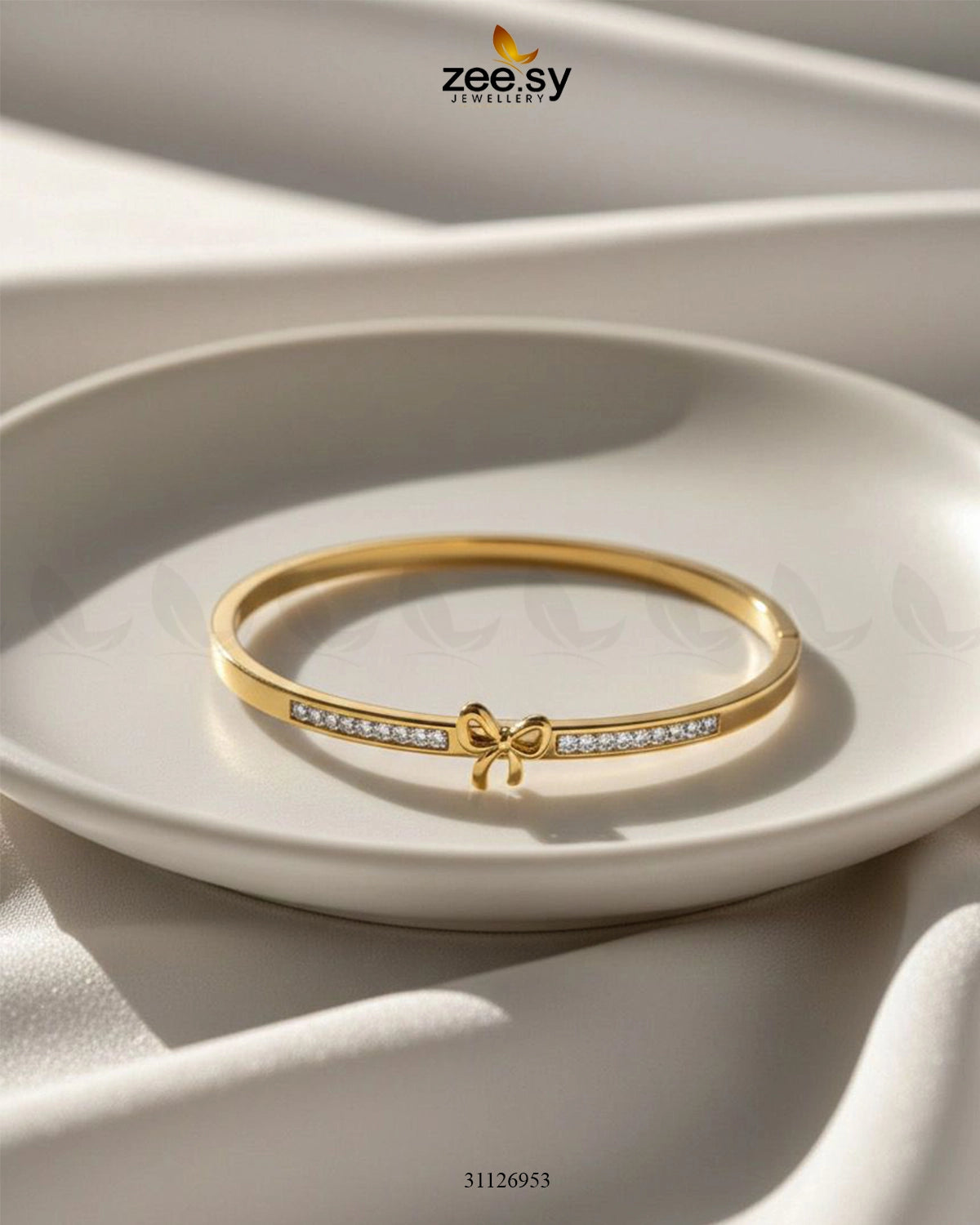 Bella Ribbon Bow Cluster Bracelet - Zeesy Jewellery