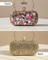 Berry Toned Crystal Fiesta Bag - Zeesy Jewellery