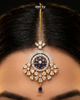 Round Flowery American Diamond Bindiya bindiya - Zeesy Jewellery Pakistan | Premium Artificial & Imitation Jewellery