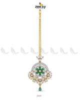 Round Flowery American Diamond Bindiya bindiya - Zeesy Jewellery Pakistan | Premium Artificial & Imitation Jewellery