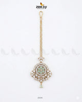 Round Flowery American Diamond Bindiya bindiya - Zeesy Jewellery Pakistan | Premium Artificial & Imitation Jewellery