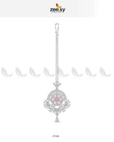Round Flowery American Diamond Bindiya bindiya - Zeesy Jewellery Pakistan | Premium Artificial & Imitation Jewellery