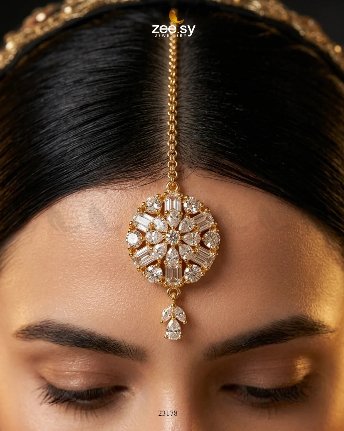 Timeless American Daimond Bindiya bindiya - Zeesy Jewellery Pakistan | Premium Artificial & Imitation Jewellery