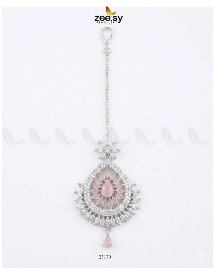 Leaf Pave Ziconia Bindiya bindiya - Zeesy Jewellery Pakistan | Premium Artificial & Imitation Jewellery