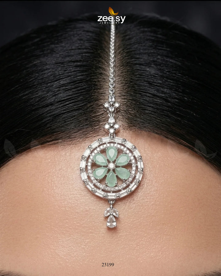 Tulip Wheel Crystal Bindiya bindiya - Zeesy Jewellery Pakistan | Premium Artificial & Imitation Jewellery