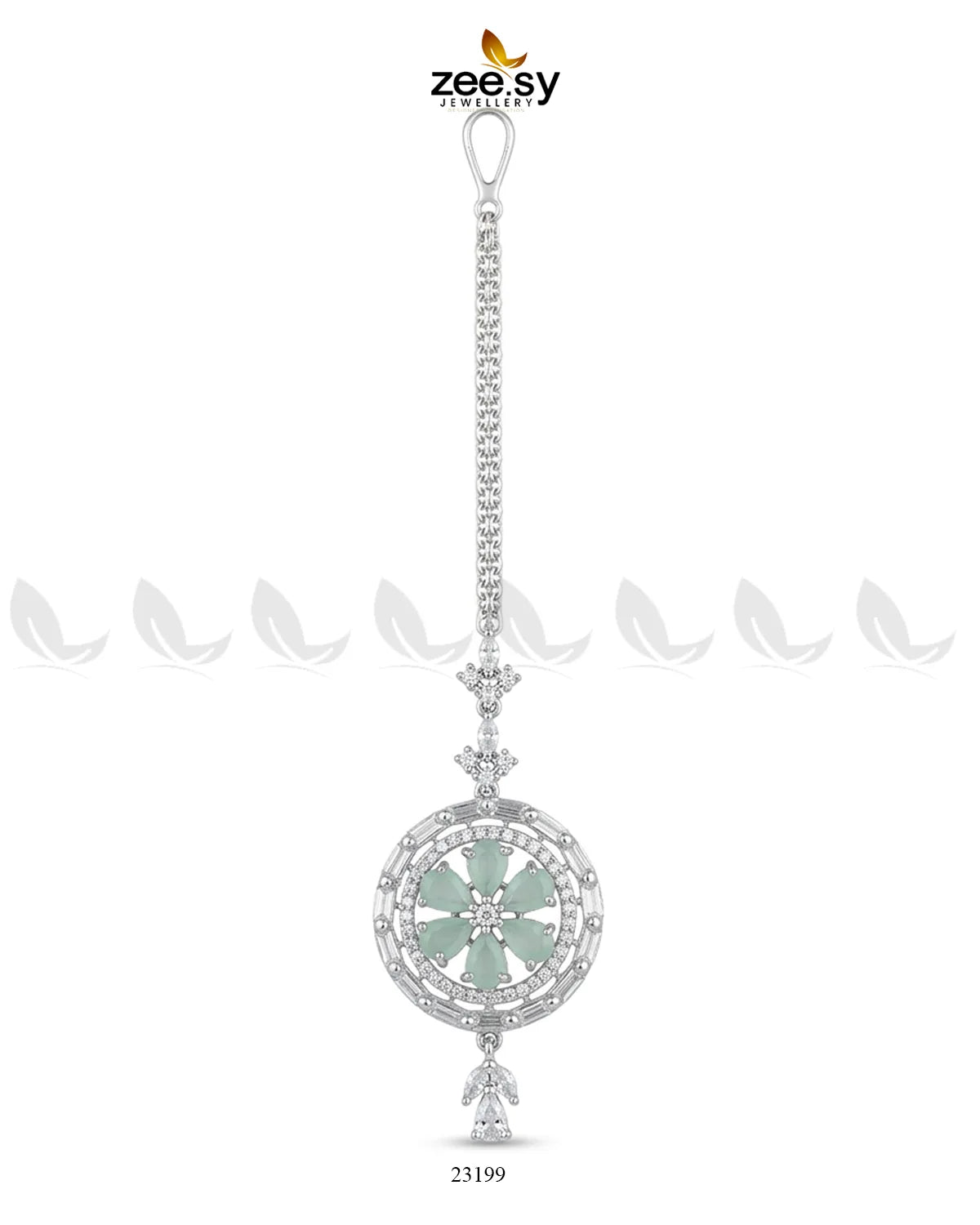 Tulip Wheel Crystal Bindiya bindiya - Zeesy Jewellery Pakistan | Premium Artificial & Imitation Jewellery