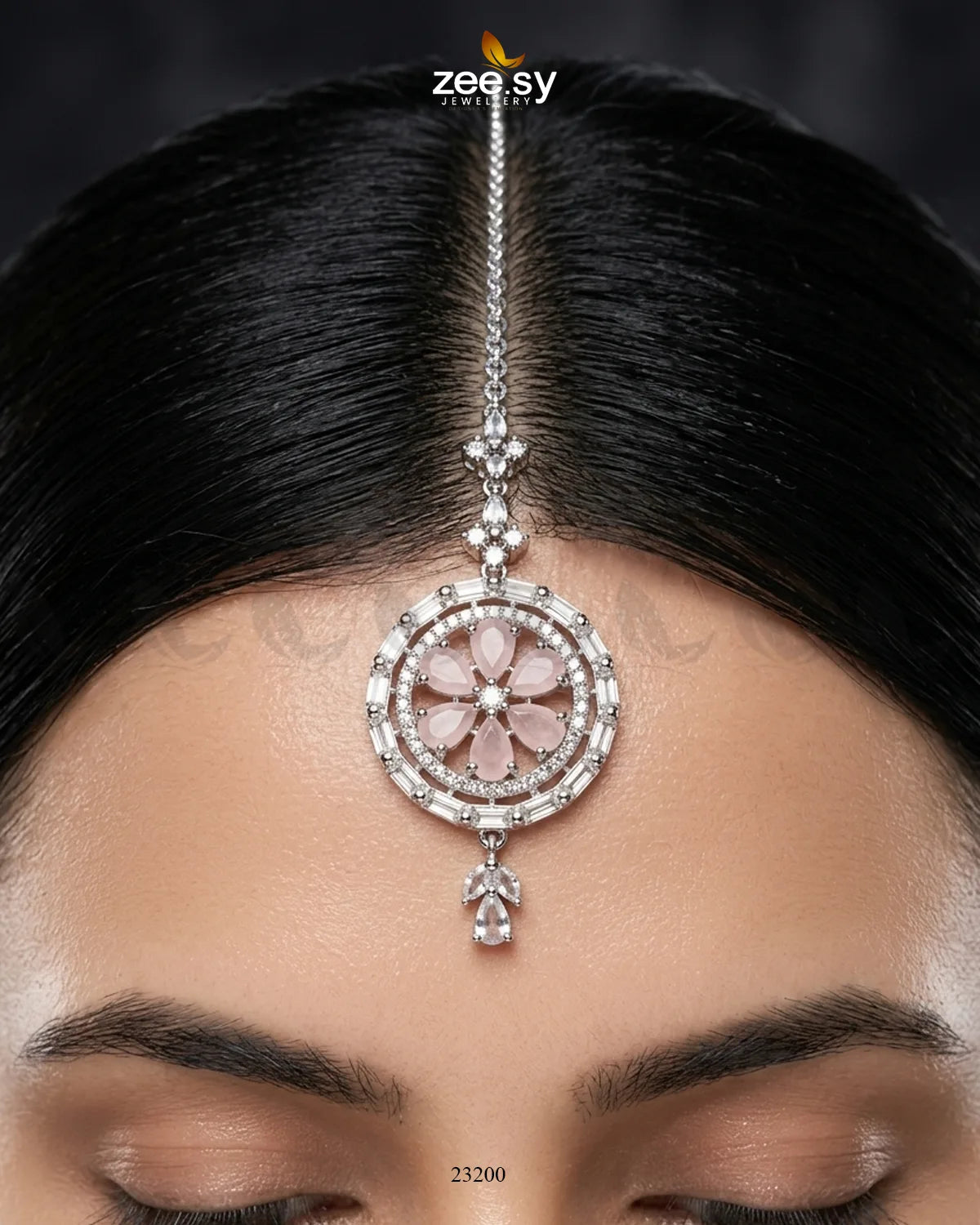 Tulip Wheel Crystal Bindiya bindiya - Zeesy Jewellery Pakistan | Premium Artificial & Imitation Jewellery