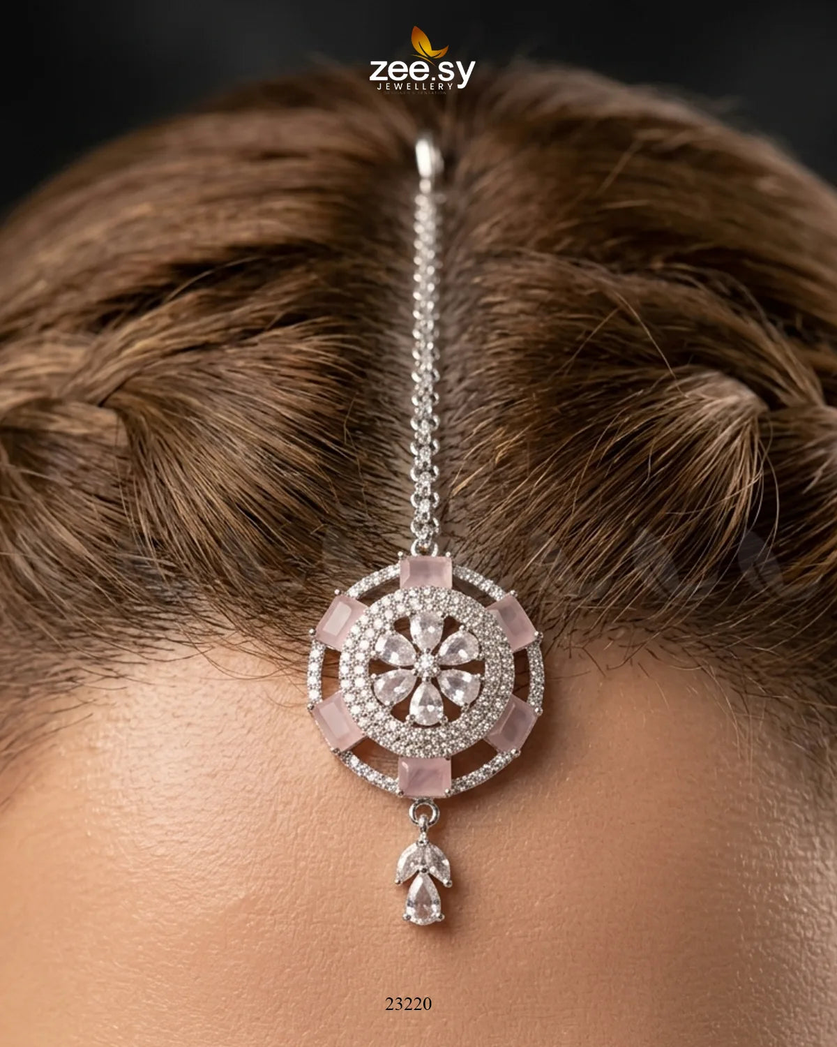 Tanaira Circular Floral Bindiya bindiya - Zeesy Jewellery Pakistan | Premium Artificial & Imitation Jewellery