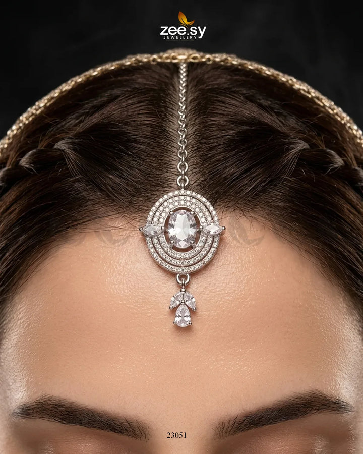 Regal Zircon Minimal Bindiya bindiya - Zeesy Jewellery Pakistan | Premium Artificial & Imitation Jewellery