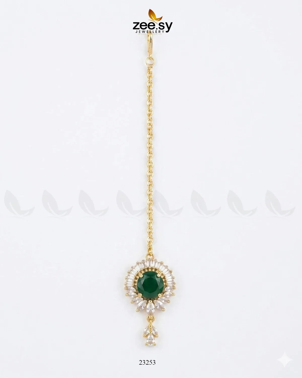 Velanza Teardrop Zircon Bindiya bindiya - Zeesy Jewellery Pakistan | Premium Artificial & Imitation Jewellery
