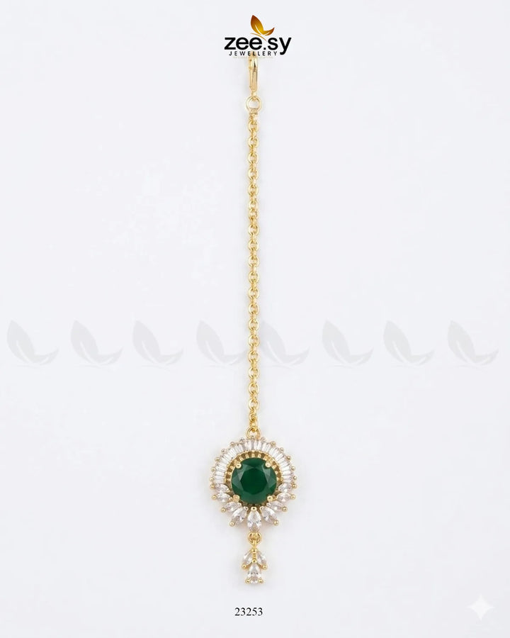 Velanza Teardrop Zircon Bindiya bindiya - Zeesy Jewellery Pakistan | Premium Artificial & Imitation Jewellery
