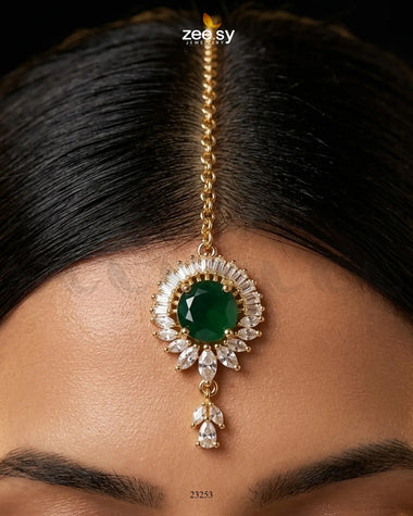 Velanza Teardrop Zircon Bindiya bindiya - Zeesy Jewellery Pakistan | Premium Artificial & Imitation Jewellery