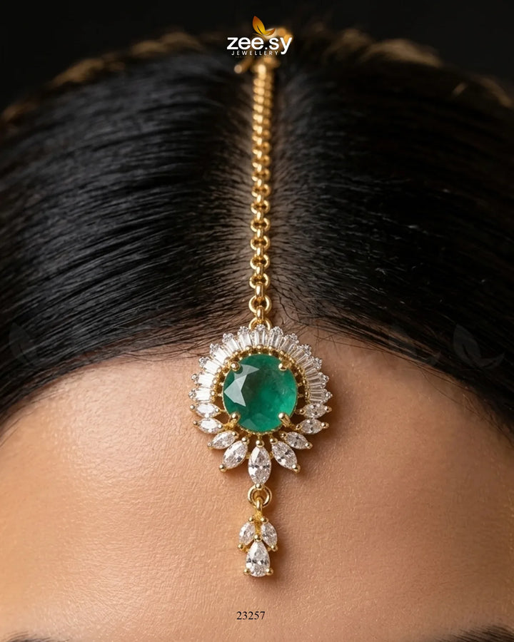 Velanza Teardrop Zircon Bindiya bindiya - Zeesy Jewellery Pakistan | Premium Artificial & Imitation Jewellery