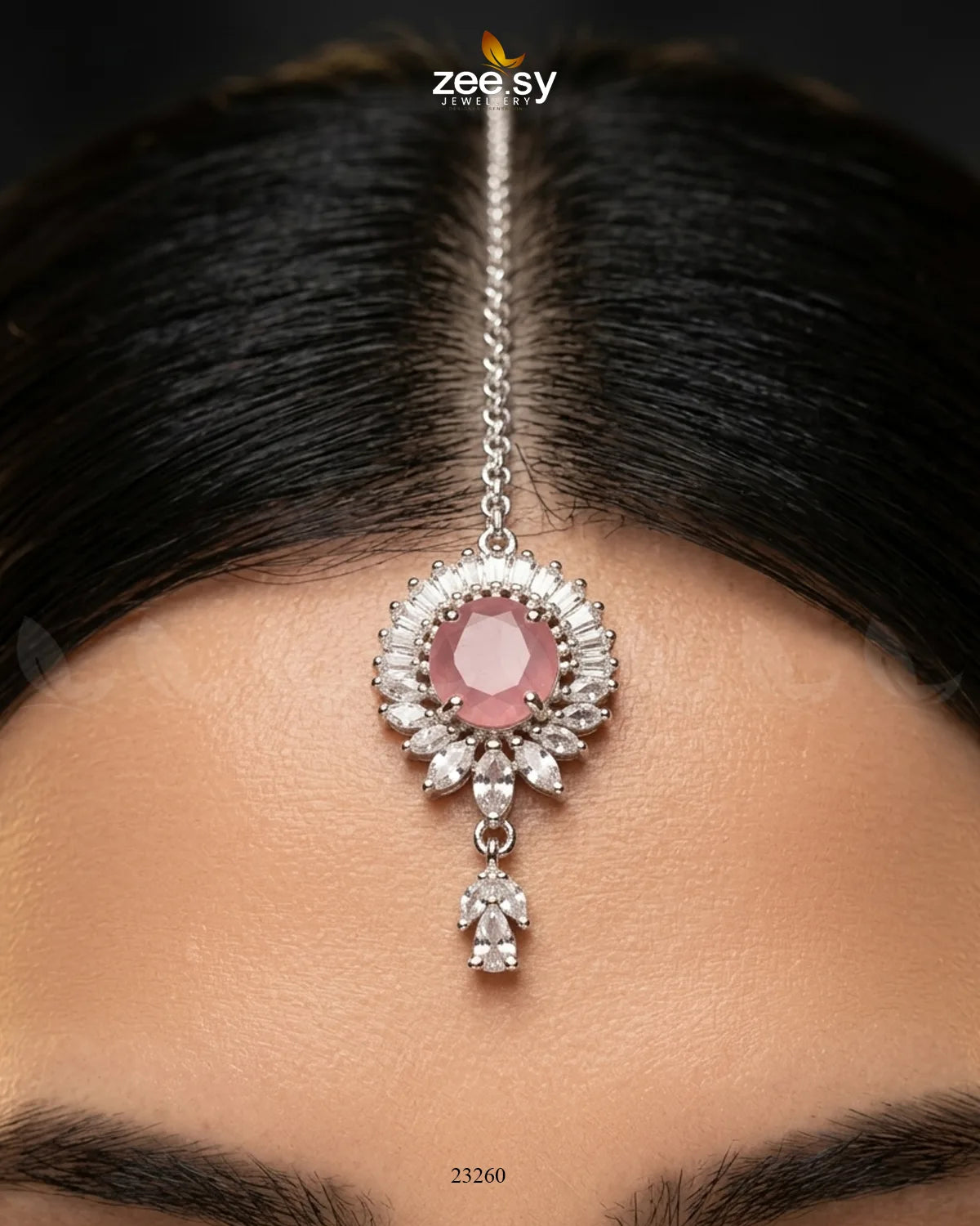 Velanza Teardrop Zircon Bindiya bindiya - Zeesy Jewellery Pakistan | Premium Artificial & Imitation Jewellery