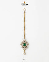 Clover Shield Leaf Crystal Bindiya bindiya - Zeesy Jewellery Pakistan | Premium Artificial & Imitation Jewellery
