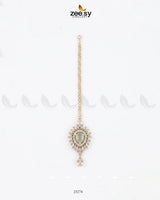 Clover Shield Leaf Crystal Bindiya bindiya - Zeesy Jewellery Pakistan | Premium Artificial & Imitation Jewellery