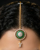Indigo Wheel Crystal Bindiya bindiya - Zeesy Jewellery Pakistan | Premium Artificial & Imitation Jewellery