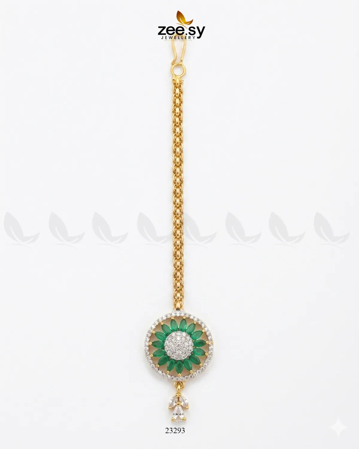 Indigo Wheel Crystal Bindiya bindiya - Zeesy Jewellery Pakistan | Premium Artificial & Imitation Jewellery
