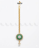 Indigo Wheel Crystal Bindiya bindiya - Zeesy Jewellery Pakistan | Premium Artificial & Imitation Jewellery