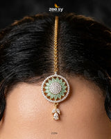 Indigo Wheel Crystal Bindiya bindiya - Zeesy Jewellery Pakistan | Premium Artificial & Imitation Jewellery
