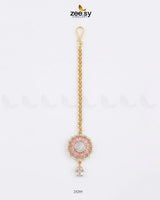 Indigo Wheel Crystal Bindiya bindiya - Zeesy Jewellery Pakistan | Premium Artificial & Imitation Jewellery