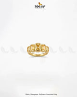 Blush Champagne Radiance Gemstone Ring