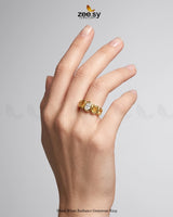 Blush White Radiance Gemstone Ring