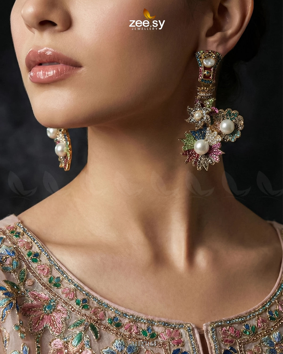 Bold Bloom Turkish Earrings - Zeesy Jewellery