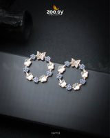 Butterfly Bush Earrings Blue - Zeesy Jewellery