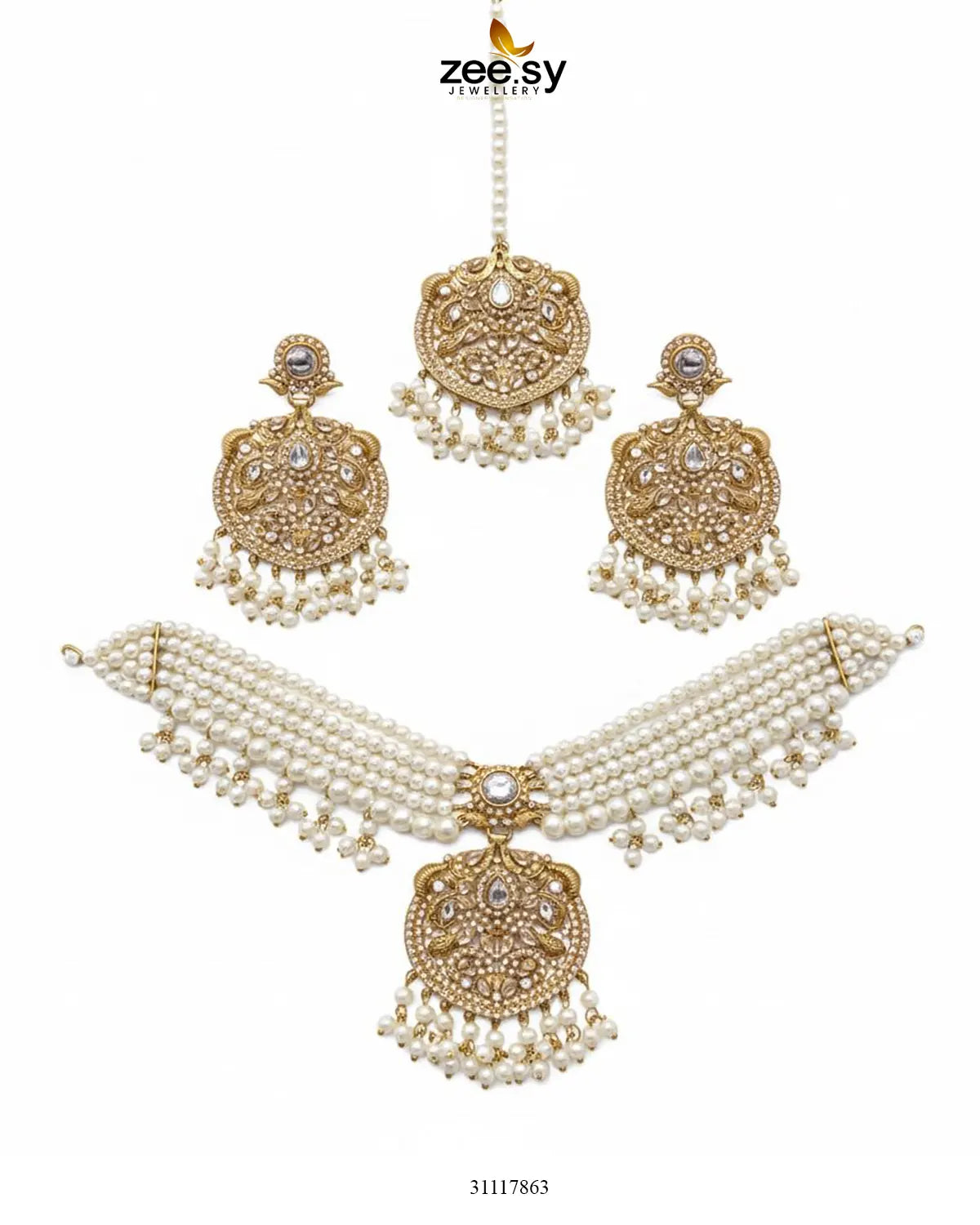 Jasmine Choker Set - Zeesy Jewellery