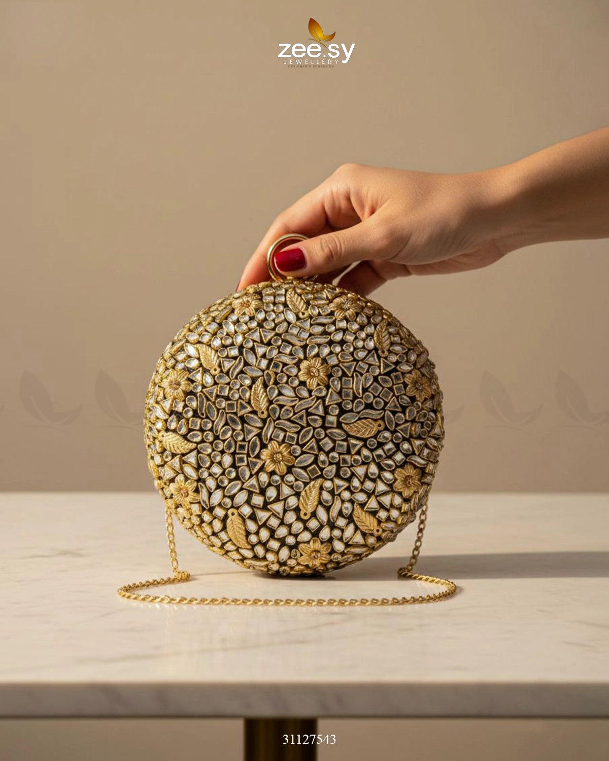 Celestial Mosaic Ball Bag - Zeesy Jewellery