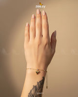 Chic Gold Tone Heart Bracelet - Zeesy Jewellery