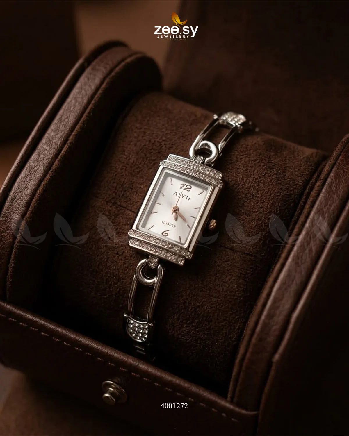 Chic Rectangular Dial Bracelet Watch ACCESSORIES - Zeesy Jewellery Pakistan | Premium Artificial & Imitation Jewellery
