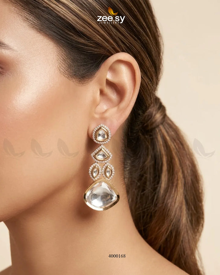 Citrine Double Layer Necklace Set Necklace Sets - Zeesy Jewellery Pakistan | Premium Artificial & Imitation Jewellery