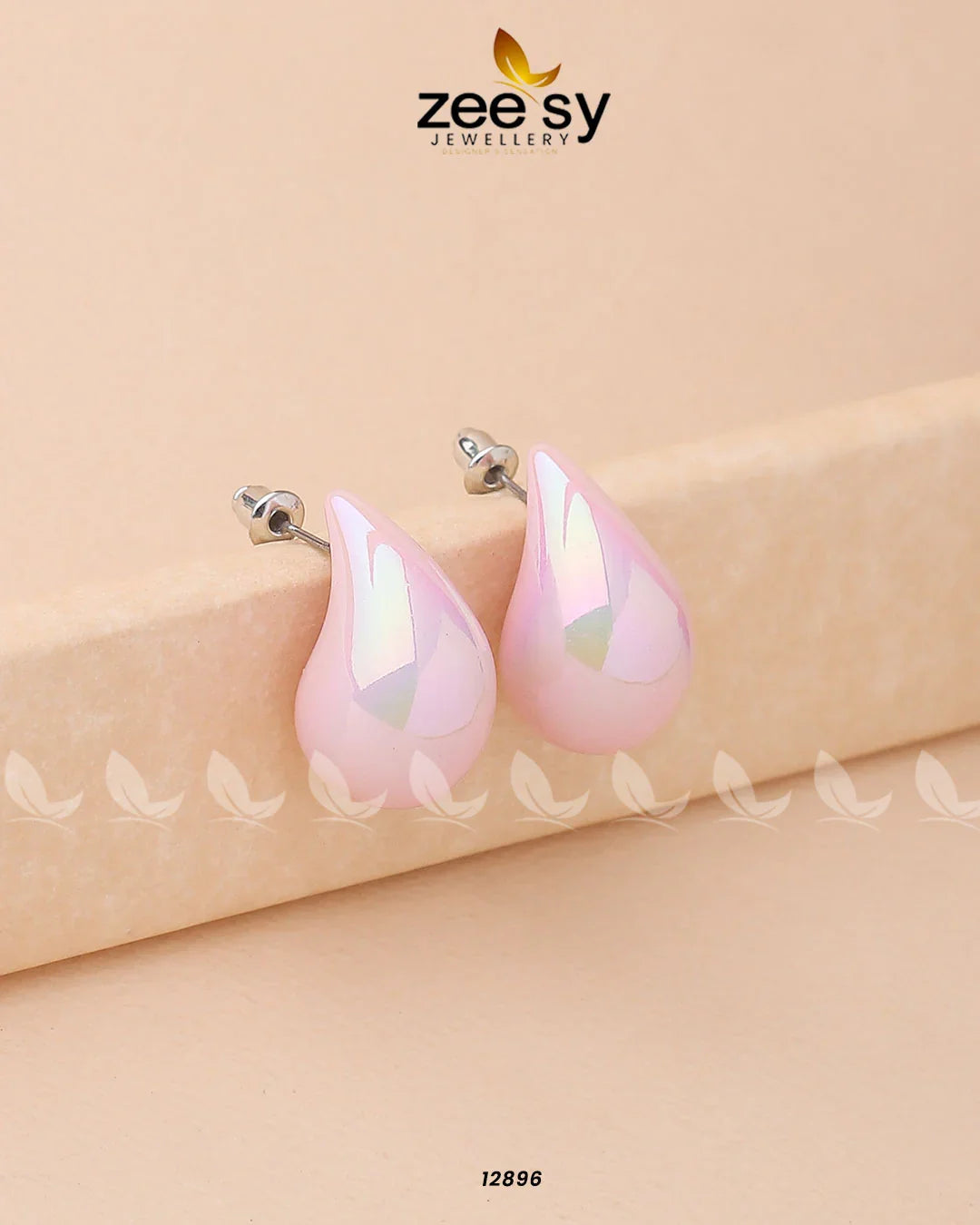 Clarkia Earrings Mint Pink - Zeesy Jewellery