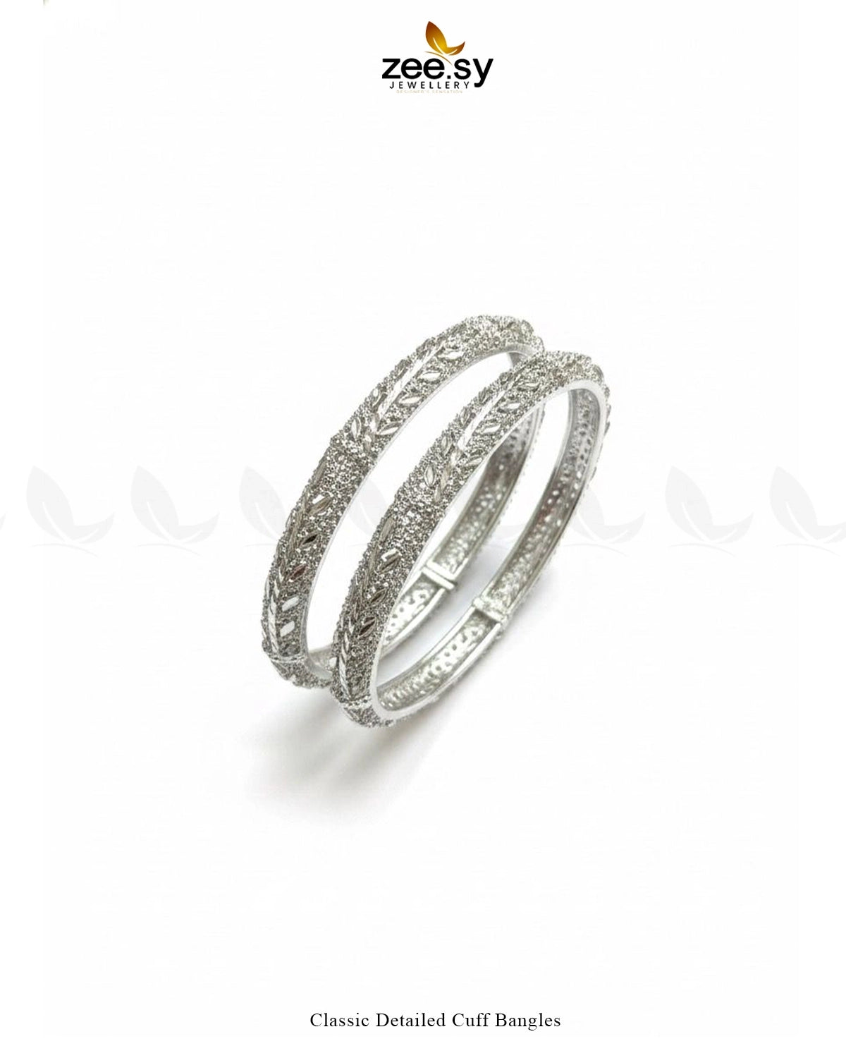 Classic Detailed Cuff Bangles - Zeesy Jewellery