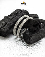 Classic Detailed Cuff Bangles - Zeesy Jewellery