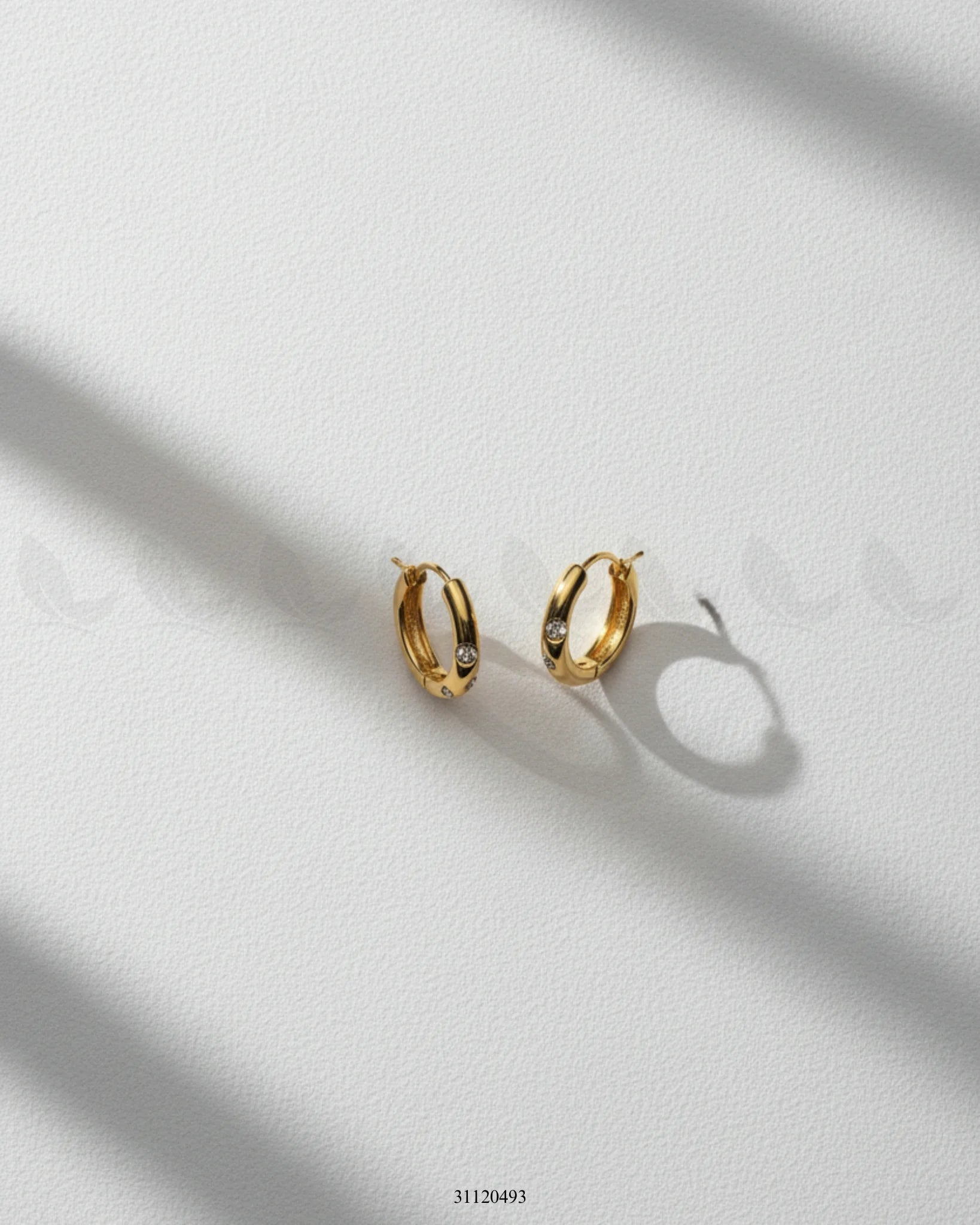 Classic Tiny Sparkle Hoop Earrings - Zeesy Jewellery