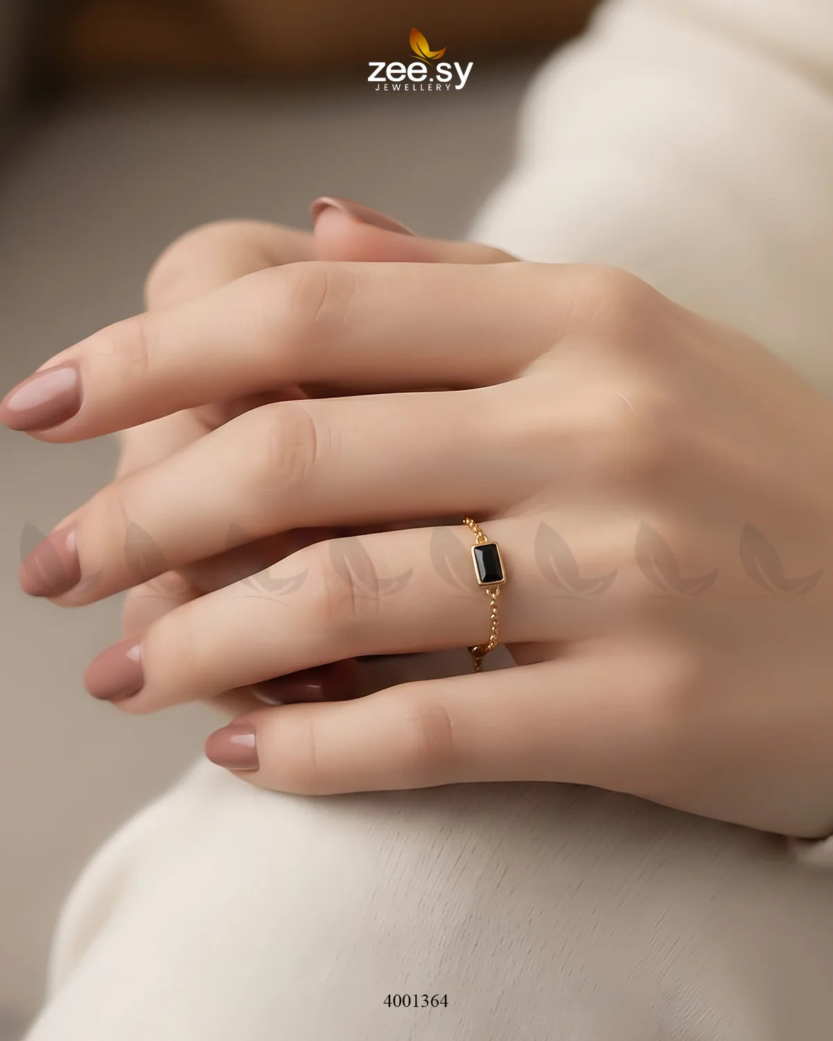 Crimson Stone Charm Ring Finger Ring - Zeesy Jewellery Pakistan | Premium Artificial & Imitation Jewellery