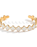 Crux Bracelet Golden White - Zeesy Jewellery