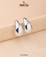 Drip Earrings Silver - Zeesy Jewellery
