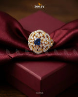 Dahlia Gemstone Zircon Ring