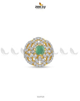 Dahlia Gemstone Zircon Ring