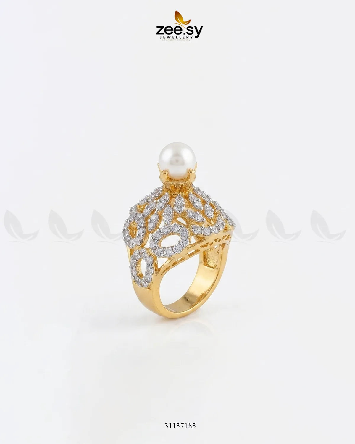 Dahlia Gemstone Zircon Ring