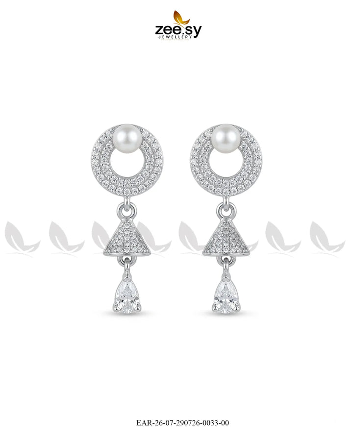 Dainty Bell Teardrop Earrings Earrings - Zeesy Jewellery Pakistan | Premium Artificial & Imitation Jewellery