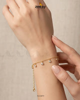 Dainty Drop Dangle Bracelet Bracelet - Zeesy Jewellery Pakistan | Premium Artificial & Imitation Jewellery